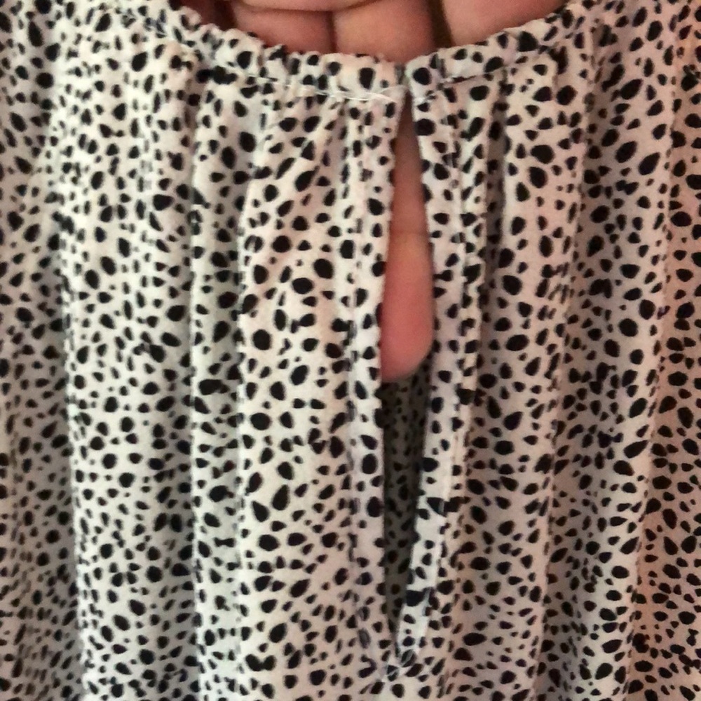 H&M Flutter Sleeve Drawstring Dress - image 4